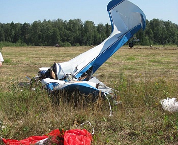 Легкомоторный самолет упал под Ростовом 