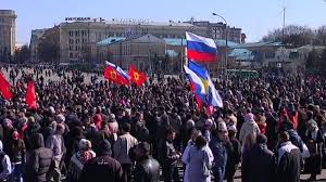 В Харькове прошел митинг в поддержку Донбасса 