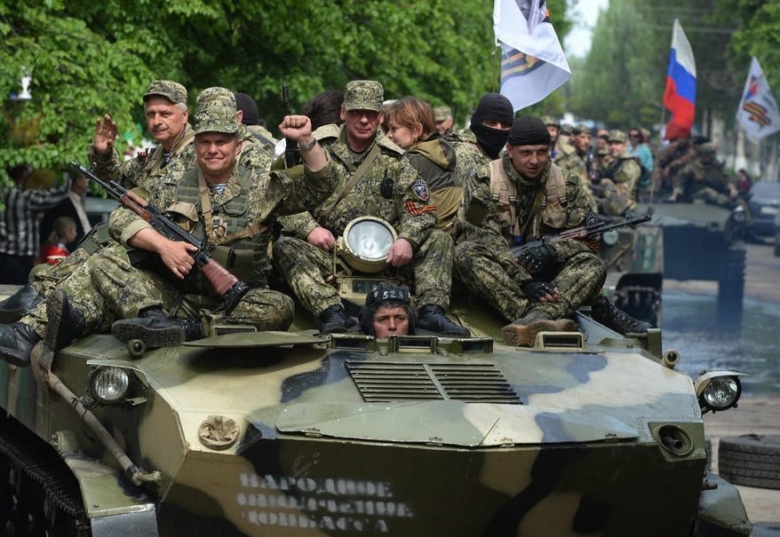 В Донецке ополченцы захватили воинскую часть на улице Куприна 