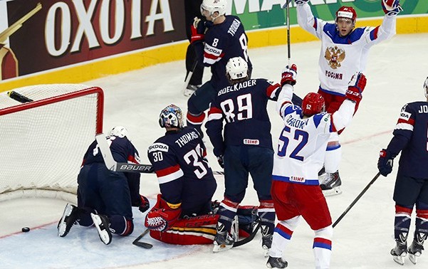Сборная России разгромила сборную США со счетом 6:1 Сборная России разгромила сборную США со счетом 6:1