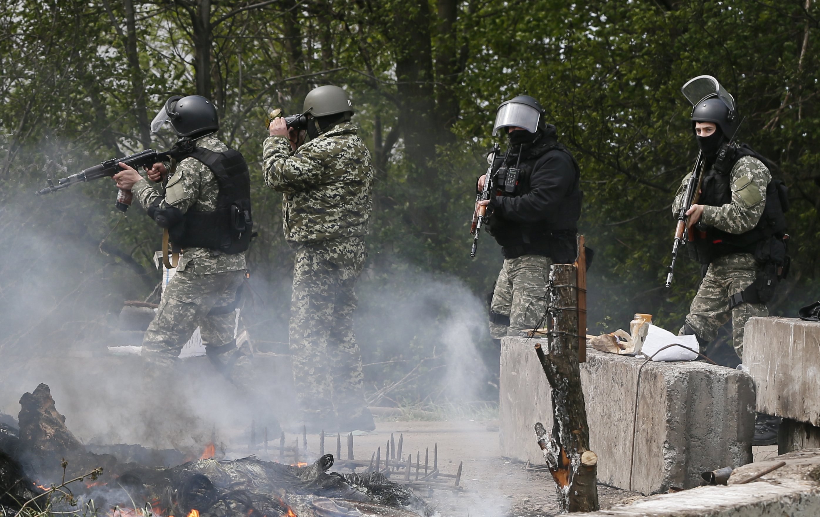 Фотографии с боевых действий на украине