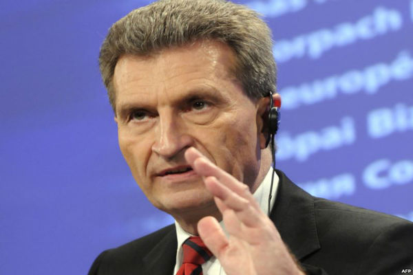 Еврокомиссар: Долг Украины за газ – 4 миллиарда долларов 