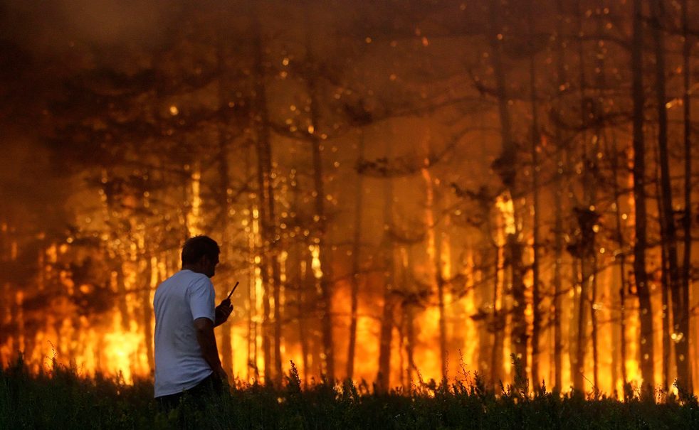 За две недели в Красноярском крае потушено 300 лесных пожаров 