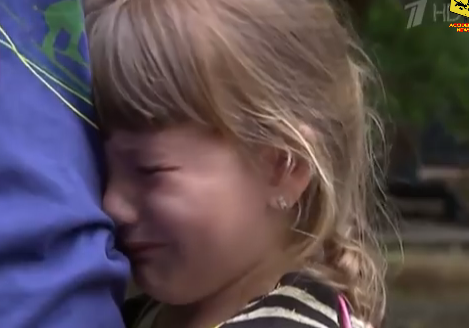 Война на Украине забрала у девочки лучшего друга. Видео. 