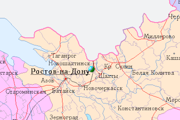 Новошахтинск ростовская область карта
