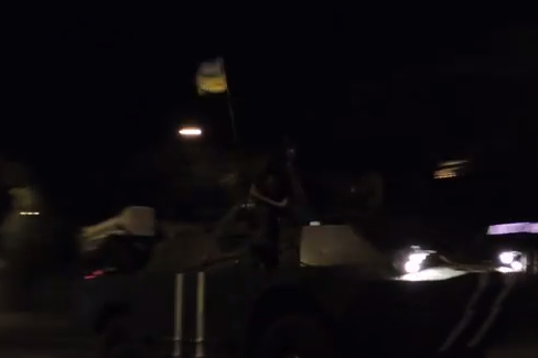 По Киеву едут танки - подкрепление карательному батальону  Айдар 