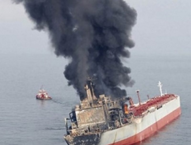 В Ростовской области на нефтеналивном танкере «Каспиан стрим» произошел взрыв 