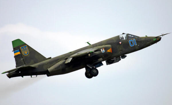 Российский самолет сбил украинский Су-25 - СНБО 