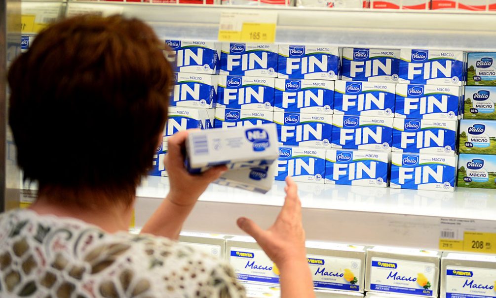 Финны раскупают дешевое «путинское» масло 