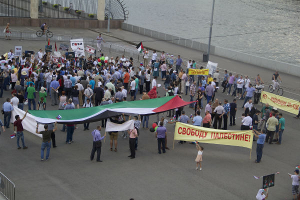 В Москве прошел митинг в поддержку Палестины. Фото