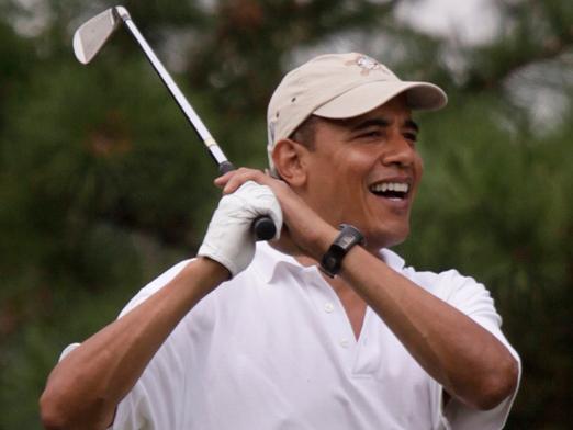 Обаме не дали поиграть в гольф 
