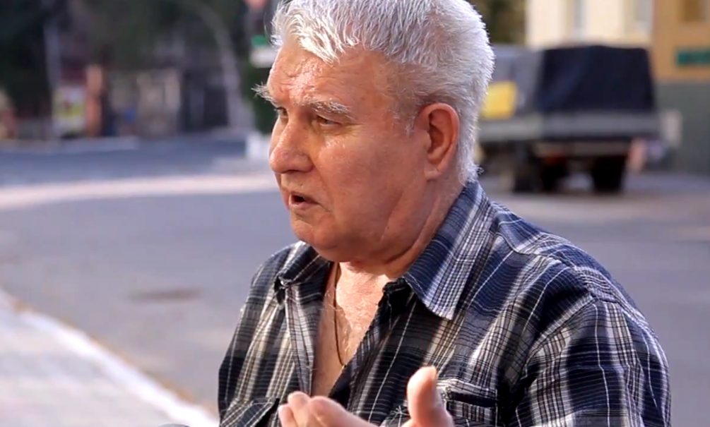 Интервью неадекватных сторонников хунты с пенсионером из Мариуполя 
