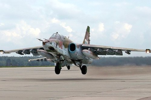 Штурмовик Су-25 разбился в Ростовской области 