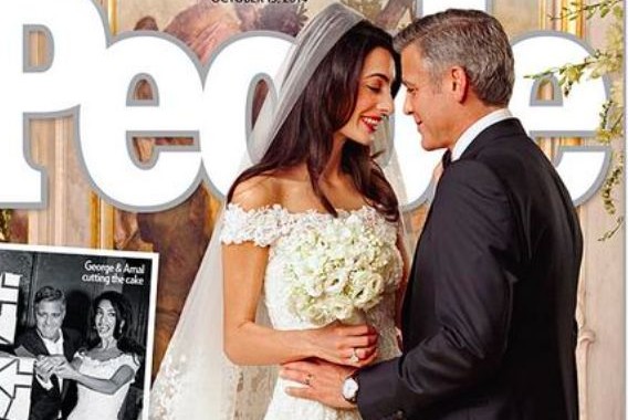 Первые фото со свадьбы Джорджа Клуни 