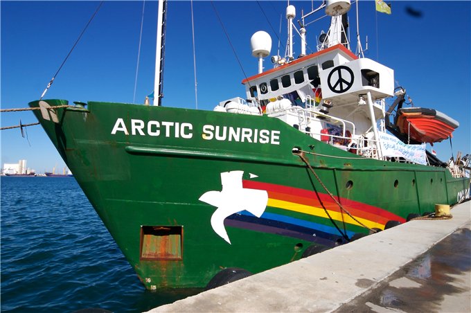 Гринписовцы всего мира выступят за освобождение Arctic Sunrise 