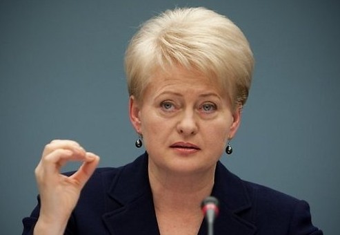Грибаускайте: Россия - хищный сосед с залитыми кровью руками