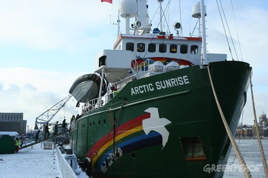 Гринпис освободили Arctic Sunrise за 50 тысяч евро 
