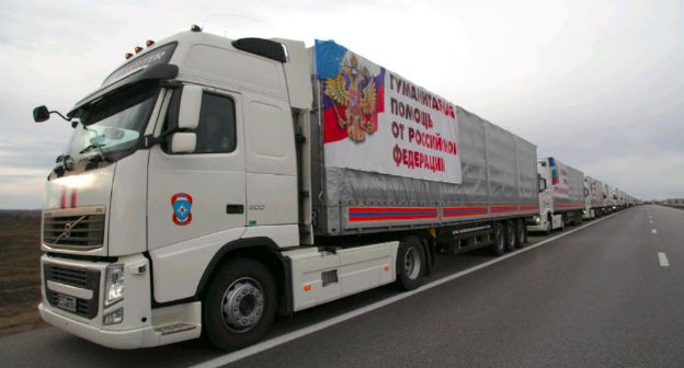 Гуманитарная помощь из России доставлена в Луганск 