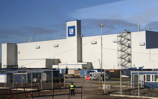 General Motors может закрыть завод в Петербурге 