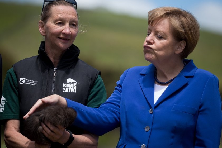 В Сети появились шокирующие снимки Меркель из Новой Зеландии 