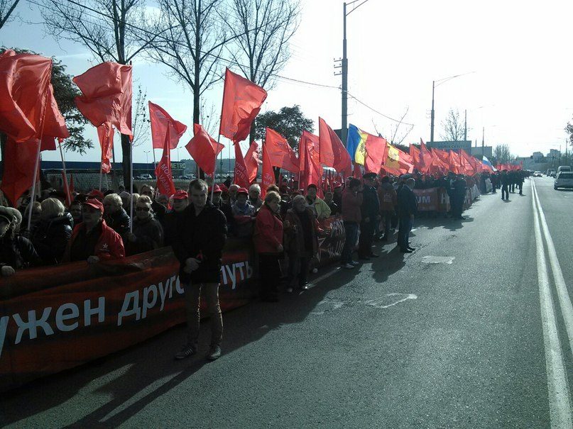 В Молдавии прошли массовые акции протеста 