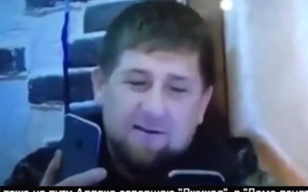Появилось видео переговоров Кадырова с террористами 