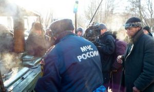 МЧС открыло пункт питания для застрявших в пробках москвичей