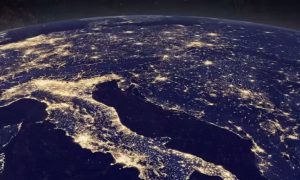 NASA зафикисировало из космоса новогодние огни на Земле