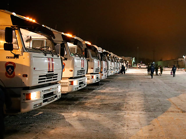 В Донбасс отправился новый гуманитарный конвой 