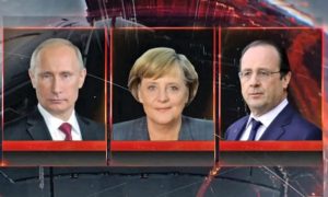 СМИ узнали, что Путин предложил Меркель и Олланду по Украине