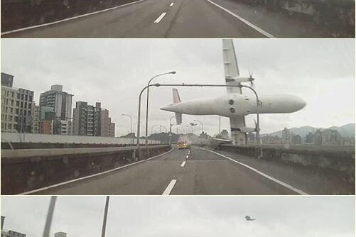 В Сети появилось видео падения самолета в Китае 