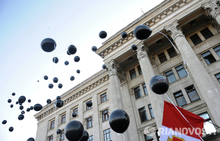 В Одессе вспоминали жертв трагедии в Доме профсоюзов 