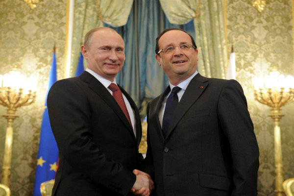 Путин побеждает на выборах во Франции 