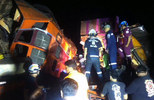 В Таиланде столкнулись два поезда, есть пострадавшие
