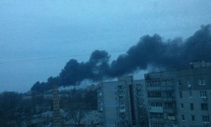 После отставки Коломойского под Днепропетровском загорелся завод