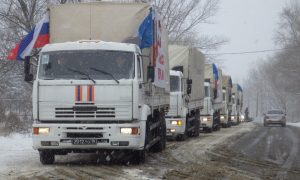 Гумконвой с помощью семьям погибших горняков выехал в Донбасс