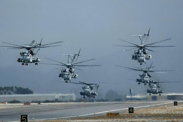 В США разбился военный вертолет 