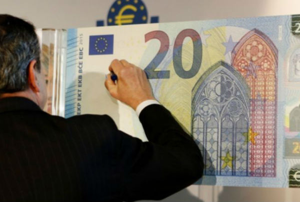 Новые банкноты 20 евро выпустят 25 ноября 