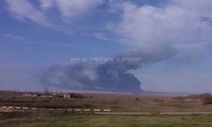 30 машин горят после взрыва на полигоне под Ростовом