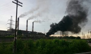 На Серовской ГРЭС произошло возгорание