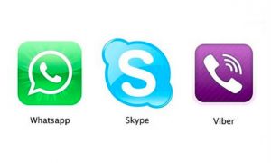 Skype и WhatsApp 