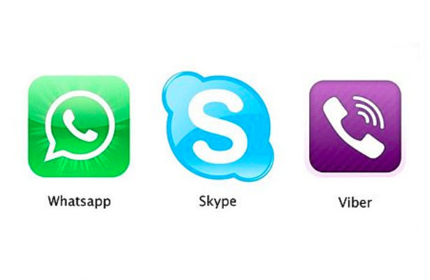 Skype и WhatsApp 