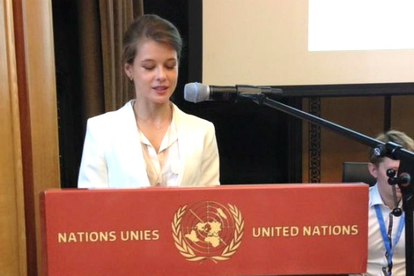 Актриса Екатерина Шпица стала спикером на конференции ООН в Женеве 