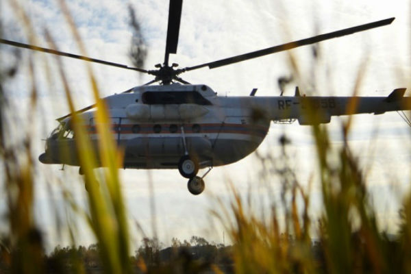 Фюзеляж пропавшего Ми-8 обнаружен на глубине около 12 метров