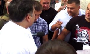 Саакашвили едва не подрался с экс-заместителем Коломойского