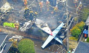 Эксперты назвали две причины, повлиявшие на крушение самолета в Японии