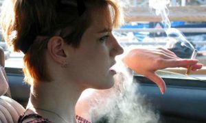 В России собираются запретить курение за рулем