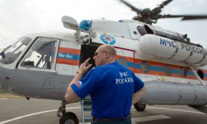 К месту крушения Ми-8 под Хабаровском добрался вертолет МЧС