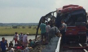 12 человек погибли в ДТП с двумя автобусами под Хабаровском