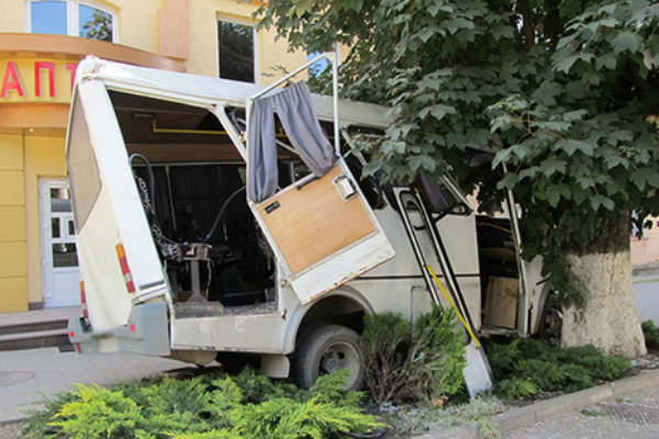 На Кубани разбился пассажирский автобус 